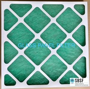 Glass Panel Filter - G3 Classification - 595mm x 595mm x 47mm Deep (Nominal sizes 24" x 24" x 2")