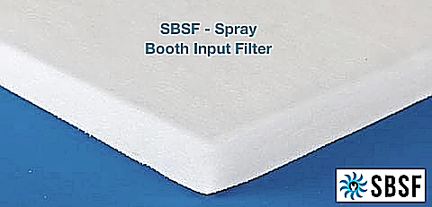 Spray Booth Input (Ceiling / Roof) Filter