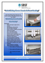 Paint Mixing Room Bench & Floor Protective Coating - 60cm Wide x 25m Long Roll