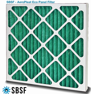 Pleated Panel Filter - G4 Classification - 395mm x 395mm x 47mm Depth (Nominal sizes 16" x 16" x 2")