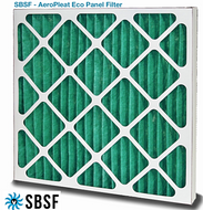 Pleated Panel Filter - G4 Classification - 595mm x 595mm x 47mm Depth (Nominal sizes 24" x 24" x 2")