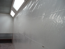 Spray Booth Guard System - Replacement Sheeting Roll - 4m Wide x 75m Long